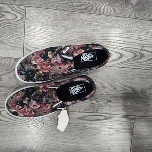 Vans Women's Multicolor Floral Slip-On Sneakers